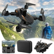 Gogusuu Drone，Drone With Camera， Helicopter， Uav Pressure Fixed Height Folding Real-time Aerial Photography Obstacle Avoidance Quadcopter Toy 4K Dual Camera Video Recording Of The Drone Aircraft