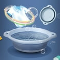 thumbnail image 1 of Gogusuu Folding Wash Basin Foldable Washbasin Portable Washbasin, Outdoor Travel Portable Washbasin, Space-saving, Suitable For Camping, Sailing, Kitchen, Barbecue, Hiking, Family, Etc., 1 of 8