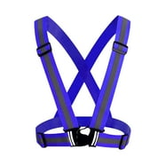 Athletic Works Neon Green LED Adjustable Rope Safety Vest Reflective ...