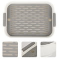 Goilinor 1 Pc Drain Tray Plastic Dish Drainer Dryer Tray Water Filter