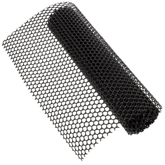 LEORX 1 Roll Garden Fencing Net Plastic Black Hexagonal for Flexible Use in Outdoor Gardens