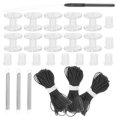 Goilinor 1 Set Pleated Shade Repair Kit RV Blind Shade Restringing Kit