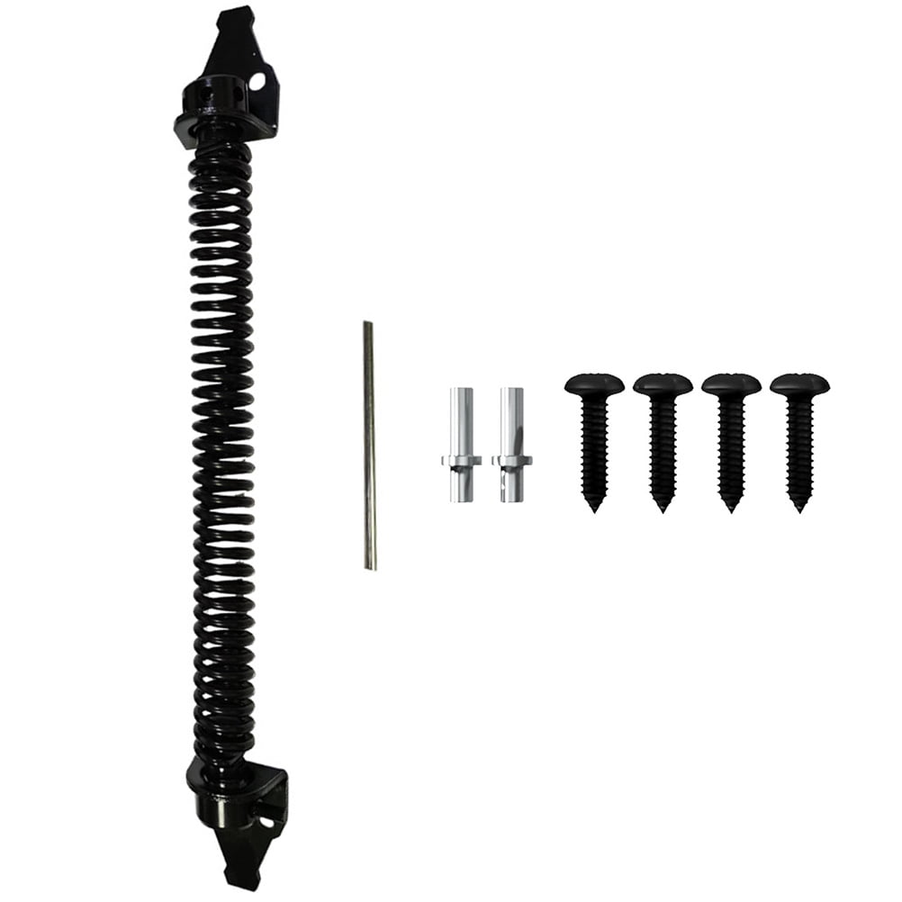 Goilinor 1 Set Self Closing Door Gate Spring Wooden Gates Spring Closer Heavy Duty Tensioner
