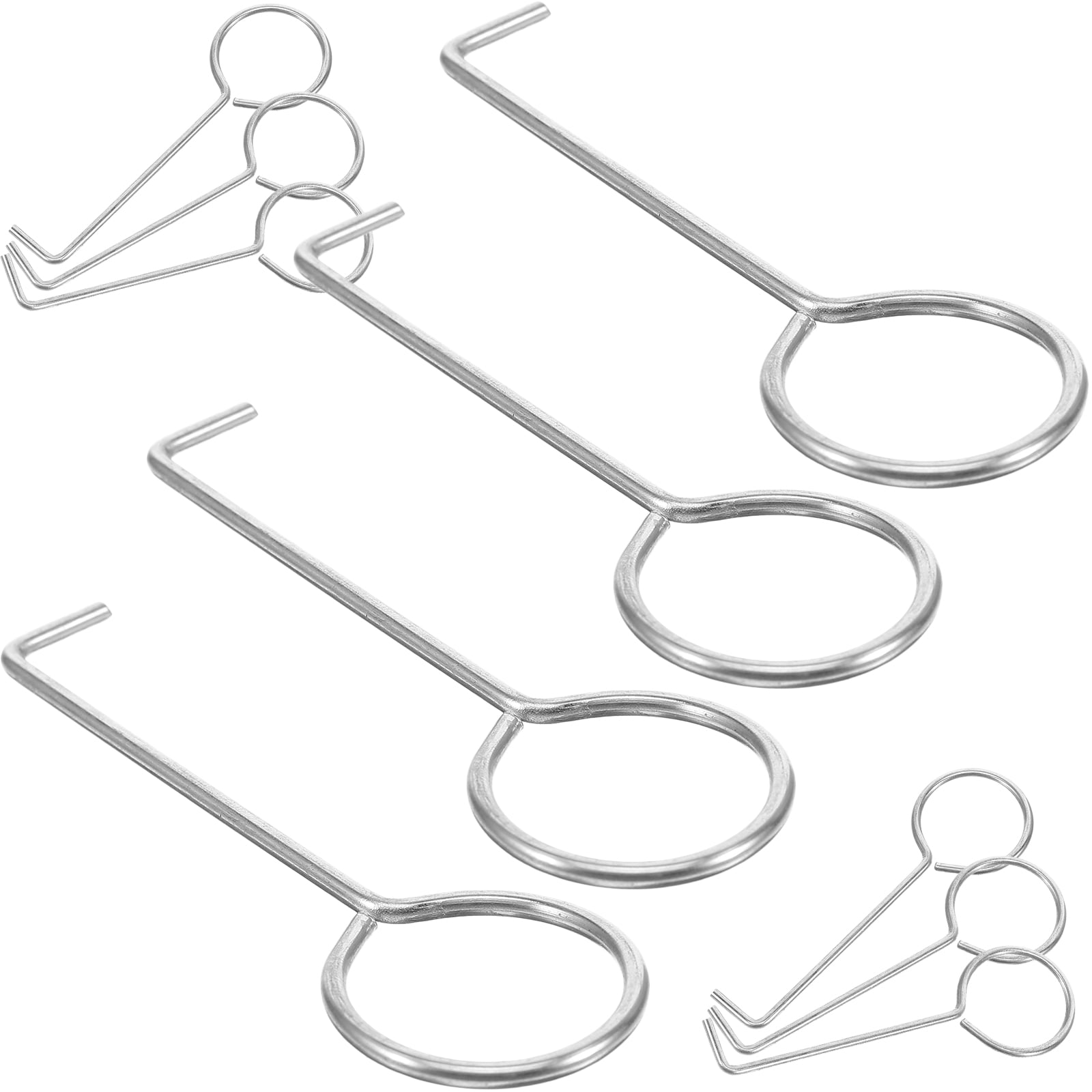 Goilinor 10Pcs Shower Drain Hooks Floor Drain Grate Hook Tub Drain ...