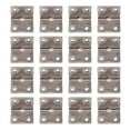 Goilinor 16pcs Stainless Steel Corner Brace Heavy Duty Angle Bracket 90