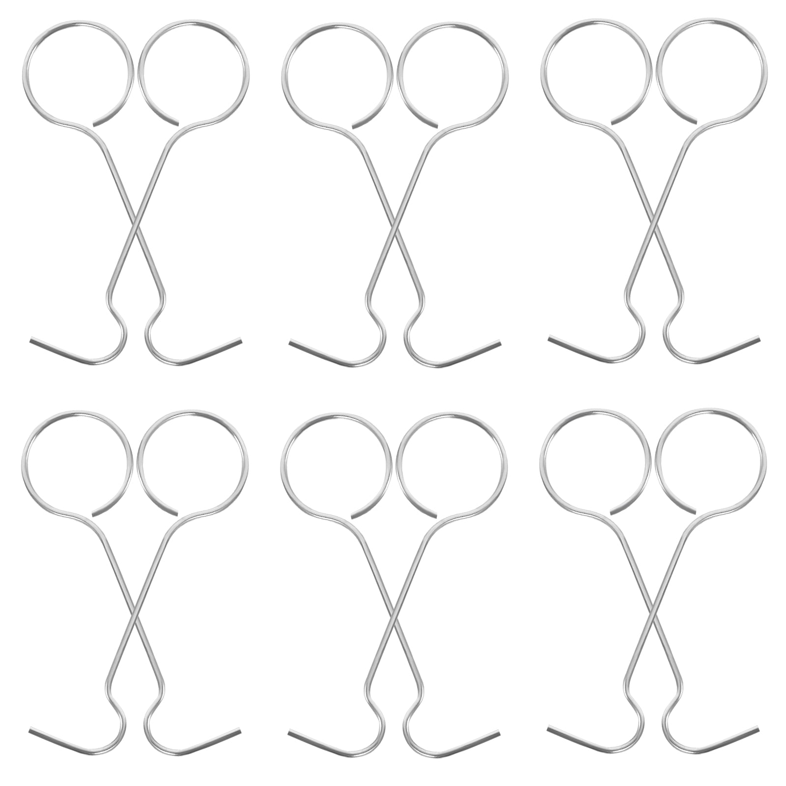 Goilinor 25pcs Drain Lifting Hook Floor Drain Grate Hooks Lifting Hooks Floor Drain Removal Tool