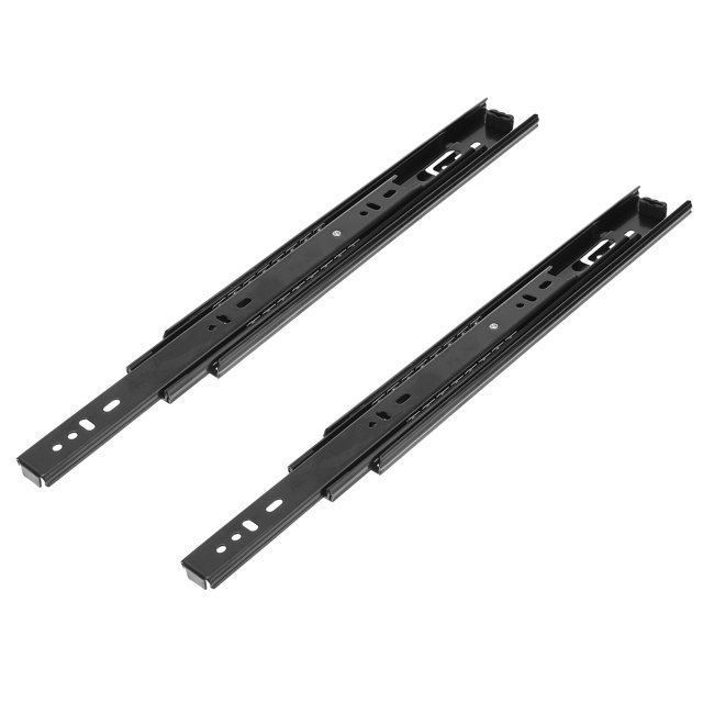 Goilinor 2pcs Heavy Duty Drawer Slides Furniture Drawer Sliding Tracks