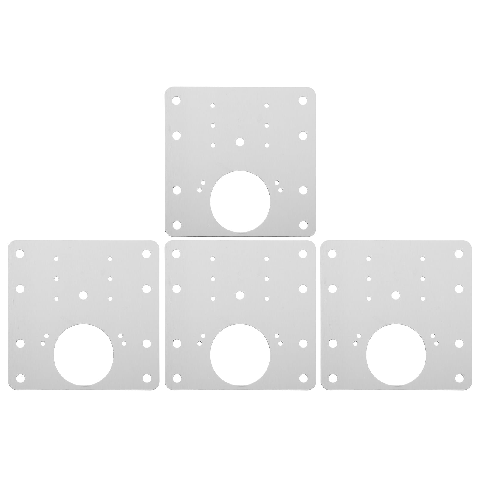Goilinor 4pcs Door Hinge Repair Plates Stainless Steel Scratch Repair
