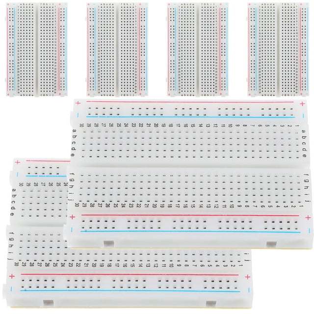 Goilinor 6pcs Breadboards 400 Point Solderless Breadboards Distribution