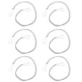 Goilinor 6pcs Toilet Baffle Replacement Chain Metal Toilet Flapper
