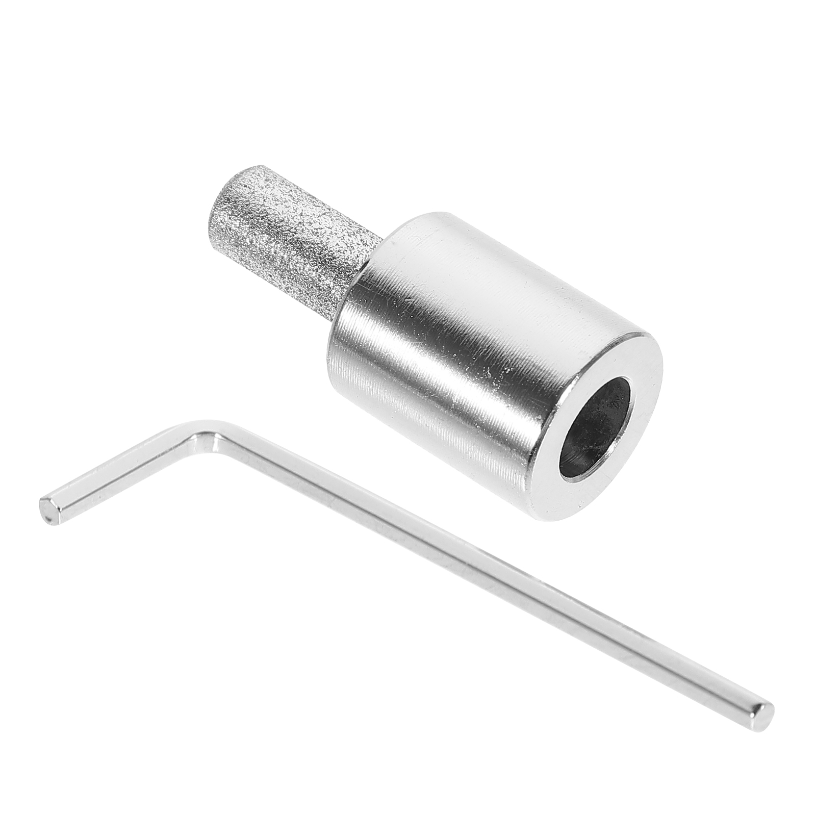 Goilinor Glass Bit 1/4 Inch Glass Grinding Wheel Brass Core Stained Glass Supply