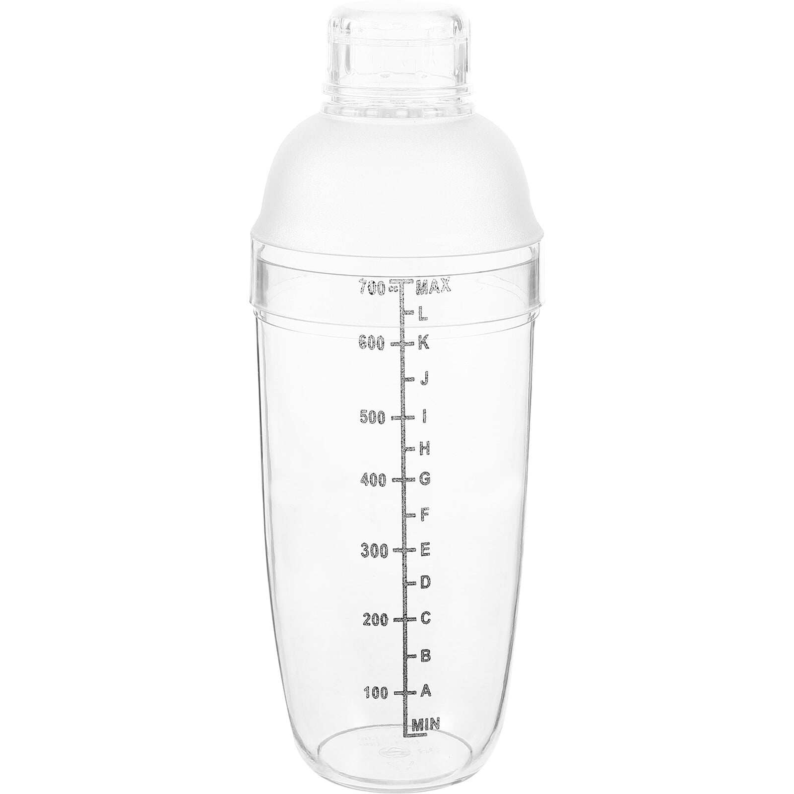 Goilinor Mixer Cup,700ml Hand Shake Cup Cocktail Shaker Transparent