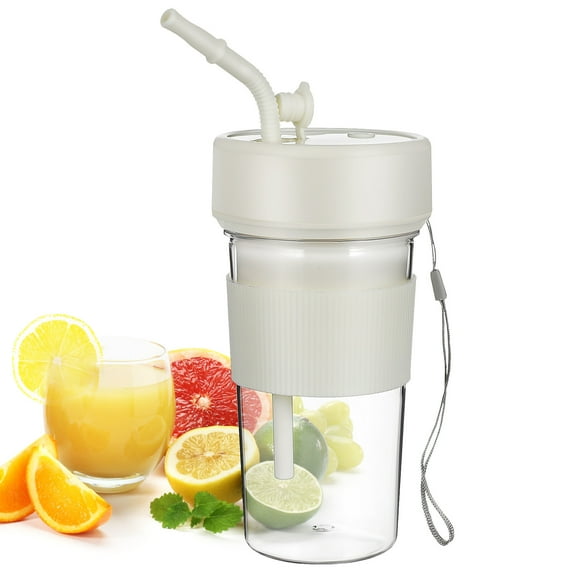 Goilinor Portable Electric Juicer Cup, Rechargeable Fruit Blender Mixer for Juice, Travel-Friendly Smoothie Maker