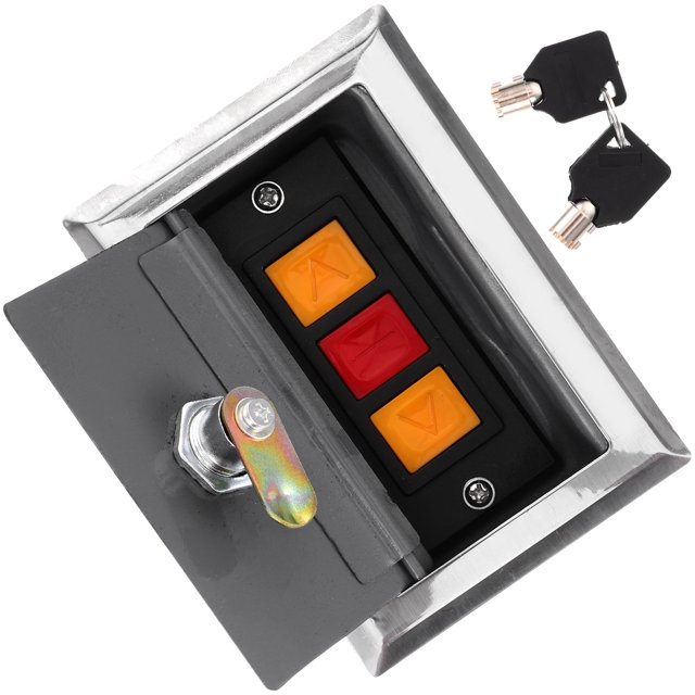 Goilinor Shutter Door Button Box Gate Opener Push Button Control