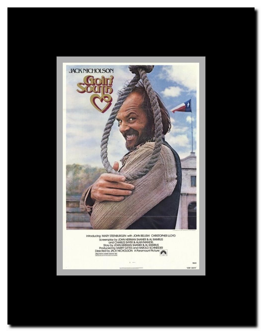 Goin' South Framed Movie Poster