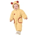 thumbnail image 1 of Goindgs Newborn Baby Fleece Footie Snowsuit Winter Bunting Onesie Cartoon Warm Hooded Romper Jumpsuit Outfits For Girls Boys Yellow 0-3 M, 1 of 4