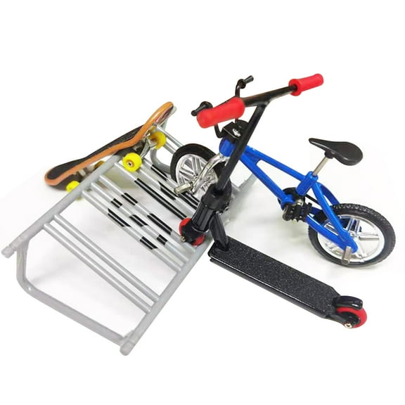 Goine 10pcs Mini Scooter Educational Toys Finger Bike Tech Fingerboard Skateboard