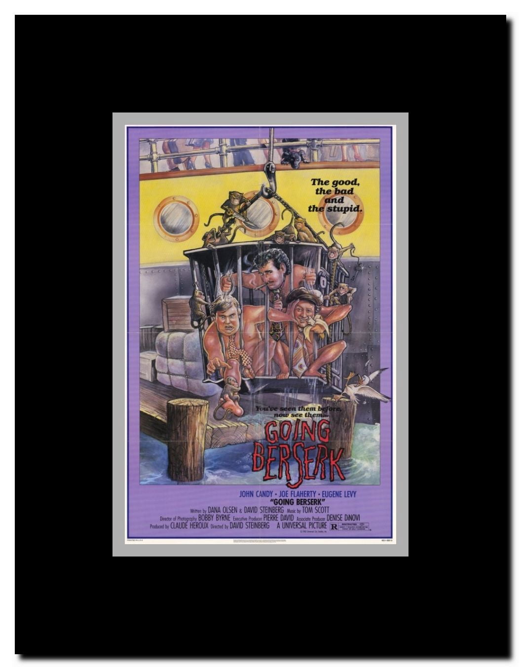 Going Berserk Framed Movie Poster
