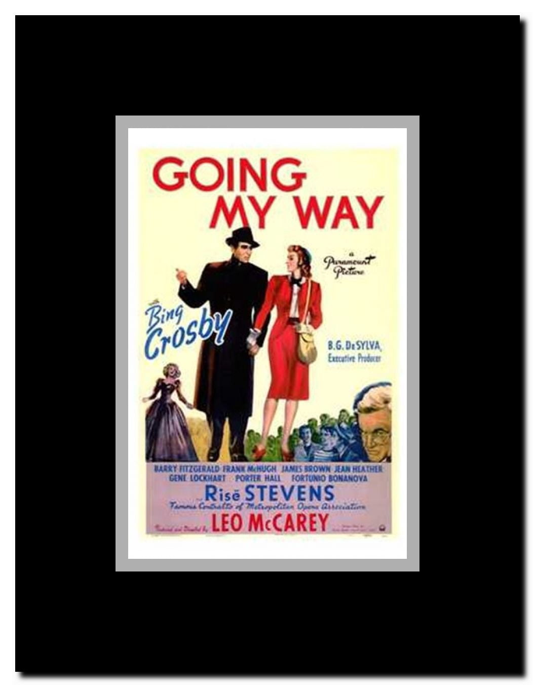 Going My Way Framed Movie Poster