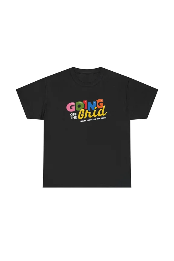 Going Off The Grid Adventure Outdoors Retro Graphic Cotton Unisex T-Shirt up to size 5XL