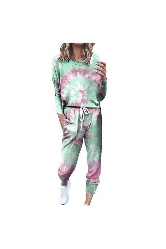 Going Out Outfits For Women 2 Piece Business Casual Loose Long Sleeve Winter Fall Fashionable Tops And Trousers Suit Set,Mint Green 3,XL