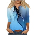thumbnail image 1 of Going Out Tops Y2K Tops Tops for Women Casual Summer Sexy Malcolm X Shirt 3/4 Sleeve, 1 of 5