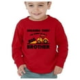 thumbnail image 1 of Going To Big A Brother Tractor Loving Boys Gift Toddler/Kids Long sleeve T-Shirt 4T Red, 1 of 4