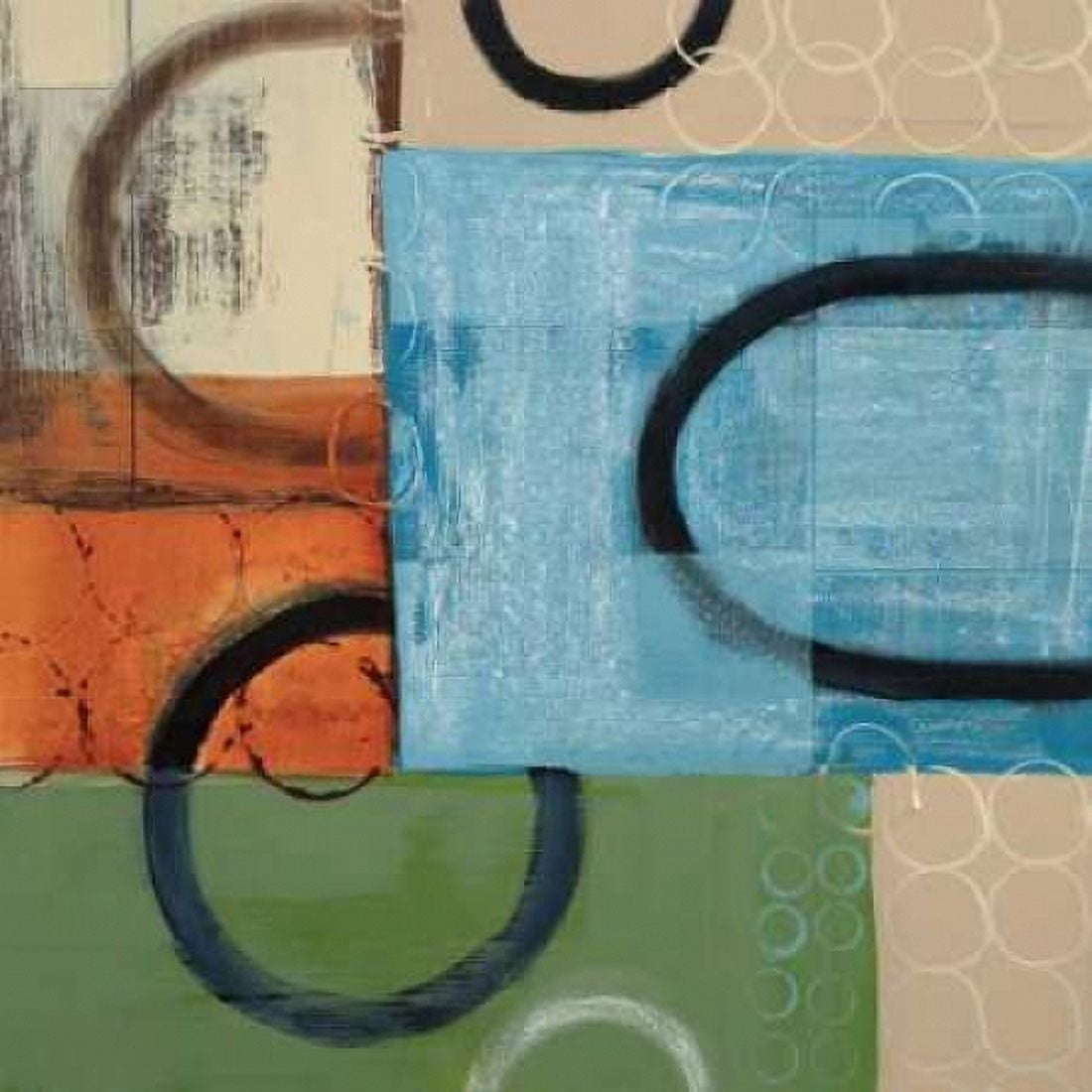Going in Circles Canvas Art - Leslie Bernsen (24 x 24)