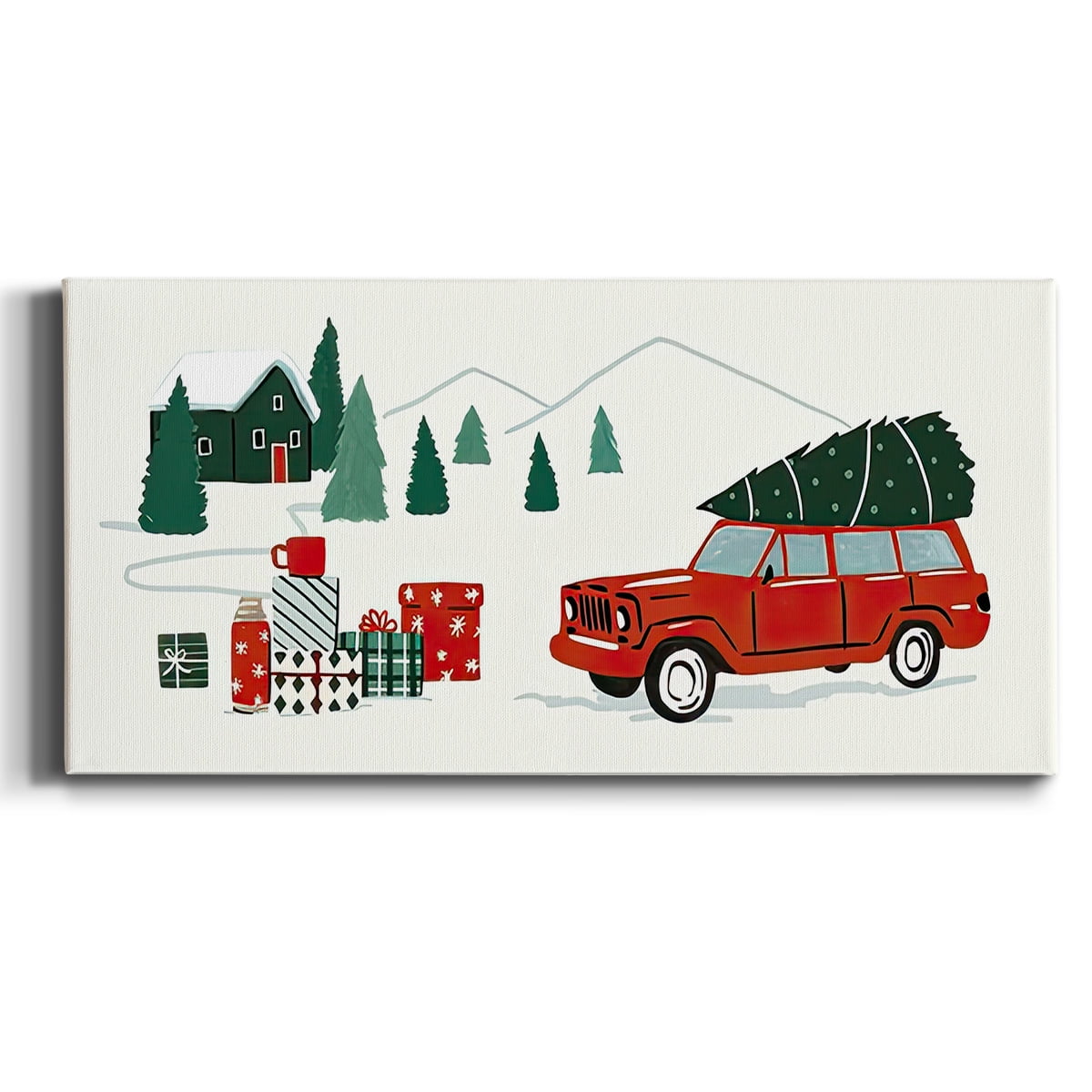 Going to Grandmas Collection D- Gallery Wrapped Canvas