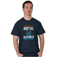 thumbnail image 1 of Going to Social Distance Your Pitches Men's Graphic T Shirt Tees Brisco Brands S, 1 of 5