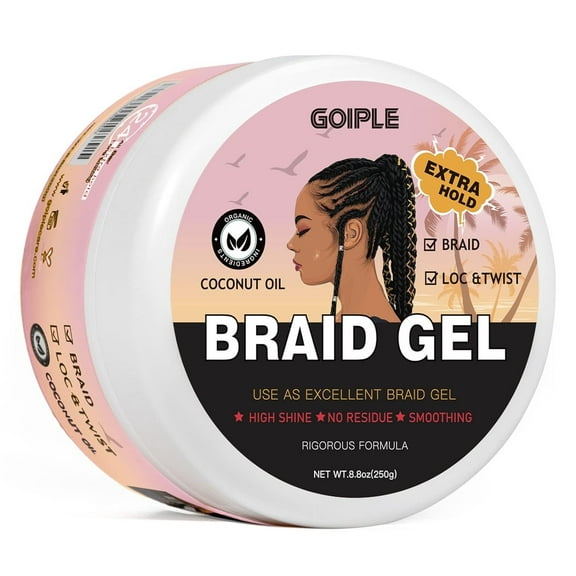 Goiple Extra Hold High Shine Braid Gel for Twist 8.8oz