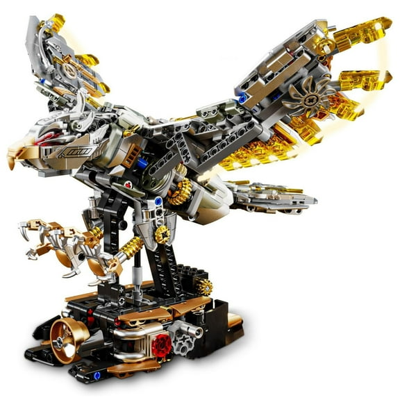 Goirzi 1168Pcs Mechanical Eagle Building Blocks Set - Animals Building Blocks Toys for Kids and Adults