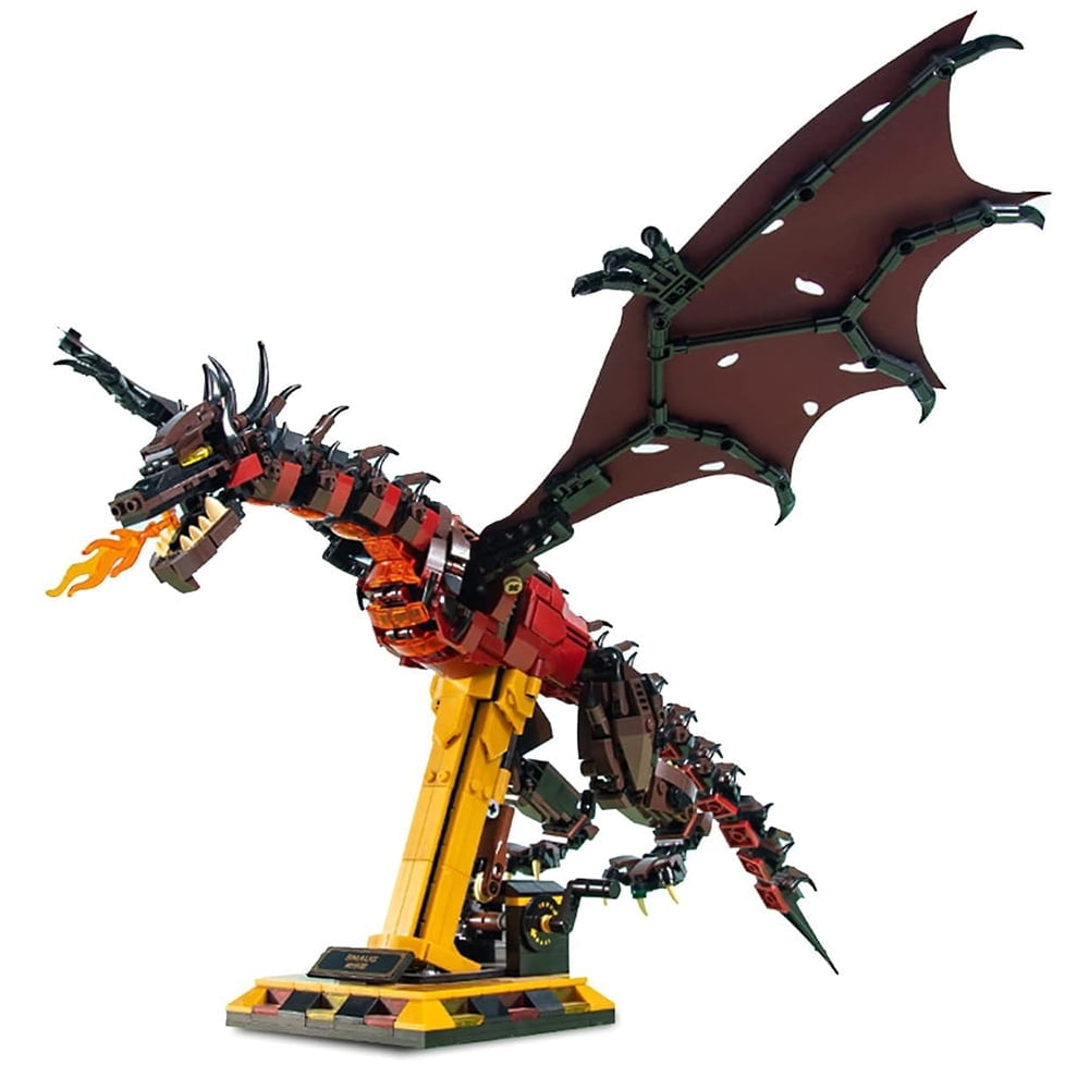 Goirzi 1359Pcs Fire Dragon with A Minifigure Building Blocks Toys ...