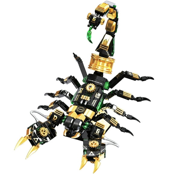Goirzi 502Pcs Mechanical Scorpion Building Blocks Set - Animals Building Blocks Toys for Kids and Adults