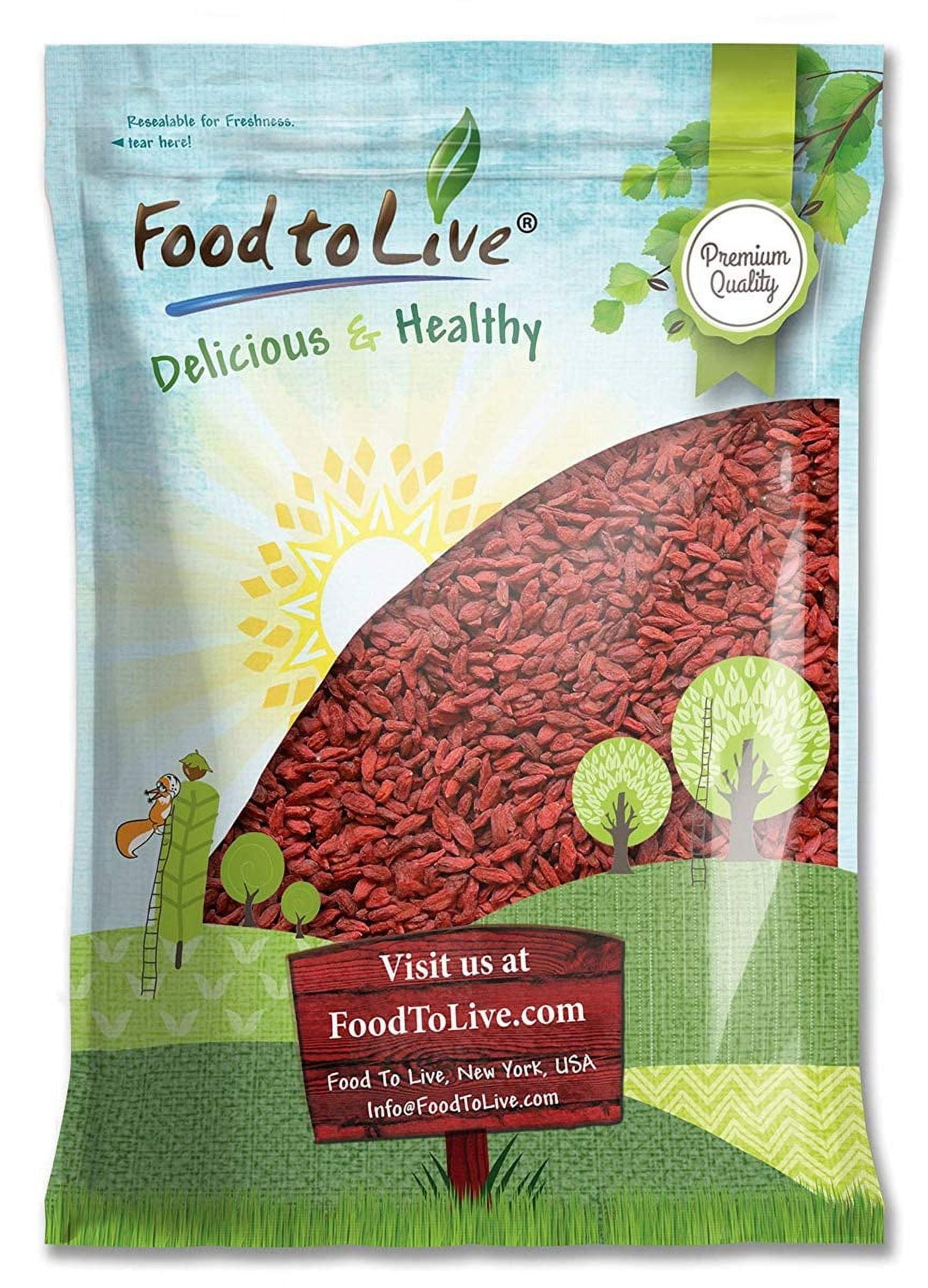 Goji Berries, 6 Pounds SunDried, Large and Juicy, Unsweetened, Vegan