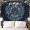 thumbnail image 1 of Gojian Black Blue Mandala Tapestry Wall Hanging Vintage Tapestries Aesthetic Hippie Wall Decor Bohemian Wall Art Boho Home Decoration for Bedroom,Living Room,Dorm, 1 of 6