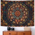 thumbnail image 1 of Gojian Boho Floral Mandala Tapestry Wall Hanging Pink Bohemian Flower Medallion Tapestry Aesthetic Watercolor Hippie Indian Small Tapestries for Bedroom Living Room Dorm Decor, 1 of 6
