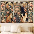 thumbnail image 1 of Gojian Boho Hippie Wall Tapestry for Bedroom Aesthetic, Indian Bohemian Tapestries Art Decor, Vintage Orange Mandala Floral Cool Vertical Wall Hanging for Living Room Dorm, 1 of 6