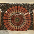 thumbnail image 1 of Gojian Handmade Indian hippie Bohemian Psychedelic Peacock Mandala Wall hanging College Dorm Beach Throws Table Cloth Bedding Tapestry, 1 of 6