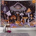 thumbnail image 1 of Gojian Mushroom Tapestry Hippie Tapestry for Bedroom Cute Tapestries Aesthetic Wall Tapestries Hanging for Bedroom Dorm Living Room, 1 of 6