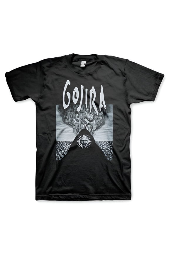 Gojira Men's Elements T-Shirt Black X-Large | Officially Licensed Merchandise