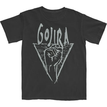 Gojira Men's Power Fist T-Shirt Black Medium | Officially Licensed Merchandise