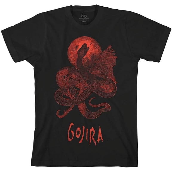 Gojira Men's Serpent Moon T-Shirt Black Small | Officially Licensed Merchandise