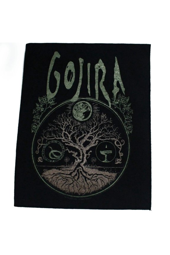 Gojira Rock Band Patch Tree Of Life XL DTG Printed Sew On