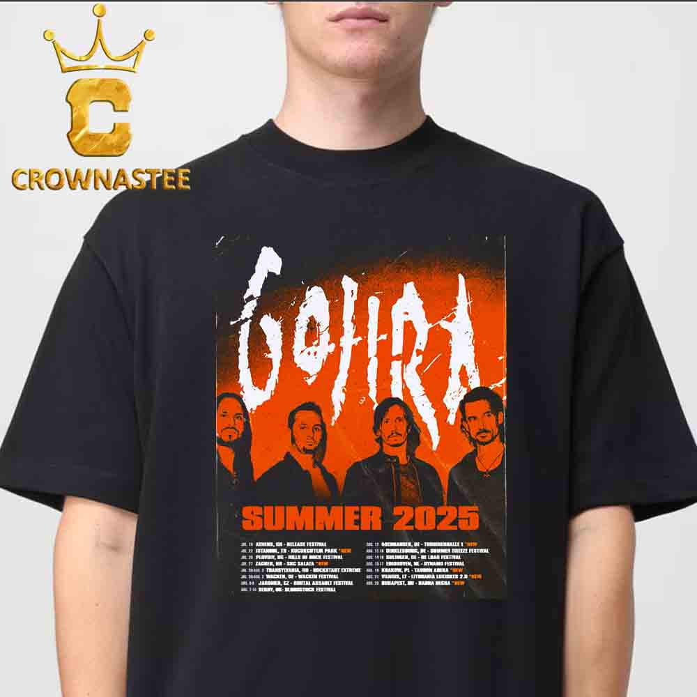 Gojira Summer 2025 Tour Dates Schedule Classic TShirt