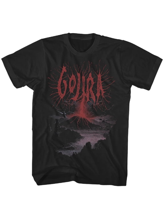 Gojira Volcano T-Shirt Black Small | Officially Licensed Merchandise