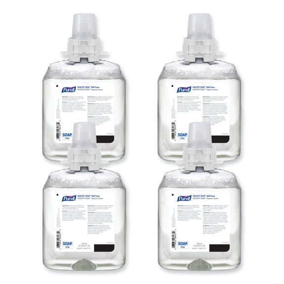 GOJO PURELL Professional HEALTHY SOAP Mild Foam Fragrance-Free 1 250 mL For CS4 Dispensers 4/Carton