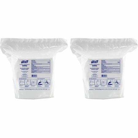 PURELL®, GOJ911802, Sanitizing Wipes, 2400 / Carton, White