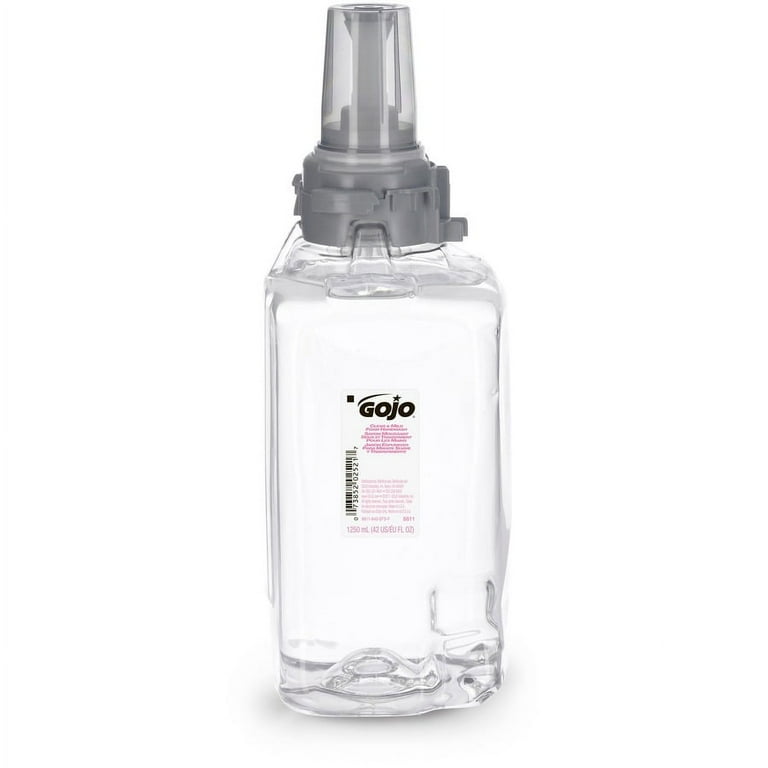 Gojo ADX-12 Clear/Mild Handwash Refill - 42.3 fl oz (1250 mL) - Push Pump Dispenser - Hand, Skin - Moisturizing - Clear - Dye-free, Fragrance-free, Rich Lather, Bio-based - 3 / Carton Gojo ADX-12 Clear/Mild Handwash Refill - 42.3 fl oz (1250 mL) - Push Pump Dispenser - Hand, Skin - Moisturizing - Clear - Dye-free, Fragrance-free, Rich Lather, Bio-based - 3 / Carton