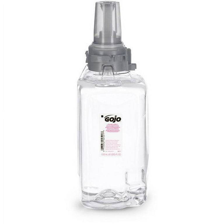 Gojo ADX-12 Clear/Mild Handwash Refill - 42.3 fl oz (1250 mL) - Push Pump Dispenser - Hand, Skin - Moisturizing - Clear - Dye-free, Fragrance-free, Rich Lather, Bio-based - 3 / Carton Gojo ADX-12 Clear/Mild Handwash Refill - 42.3 fl oz (1250 mL) - Push Pump Dispenser - Hand, Skin - Moisturizing - Clear - Dye-free, Fragrance-free, Rich Lather, Bio-based - 3 / Carton